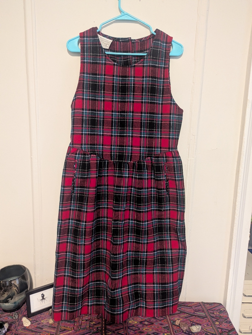 Vintage Pendleton Wool Midi Dress